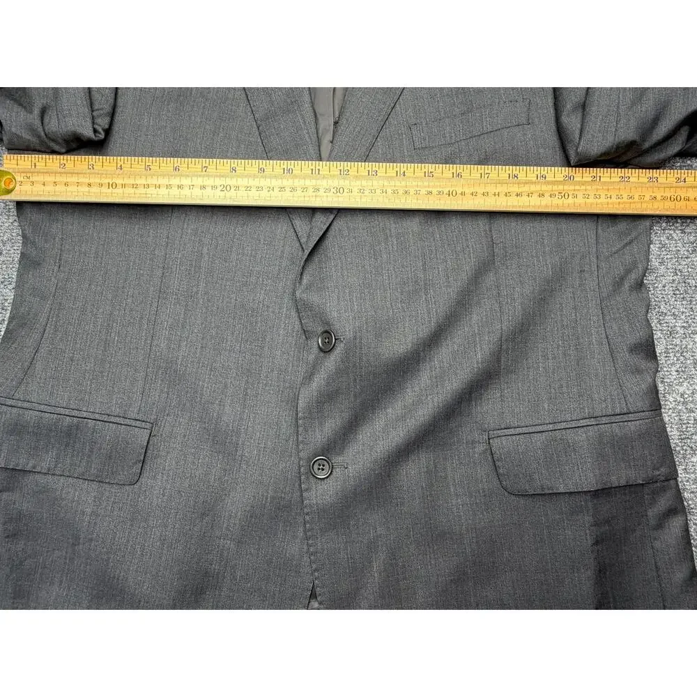 Saks Fifth Avenue Ermenegildo Zegna Cloth Blazer 46R Wool Silk Italy Slim Fit